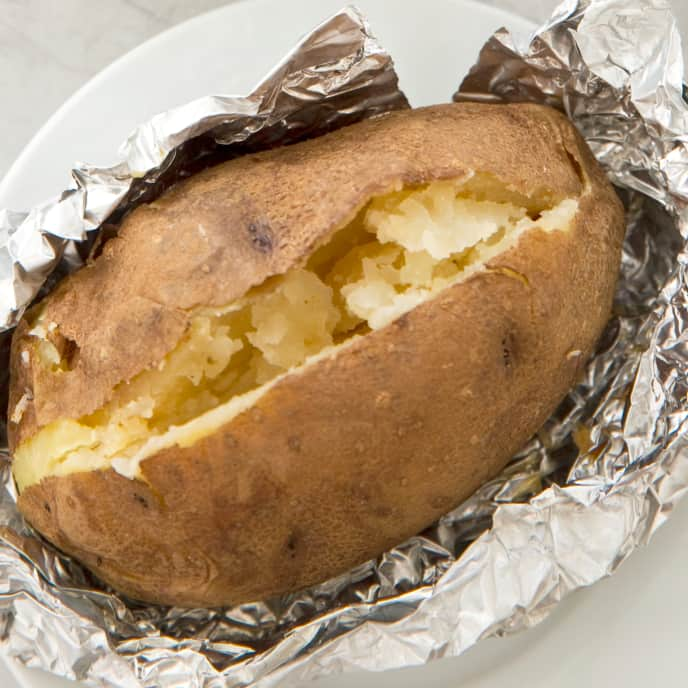 You Should Be Dunking Your Baked Potatoes In Saltwater Americas Test Kitchen